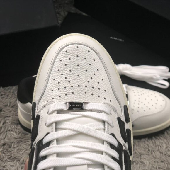 Amiri Men's Black And White Outdoor Skel-Top Low Shoes - Picture 9 of 9